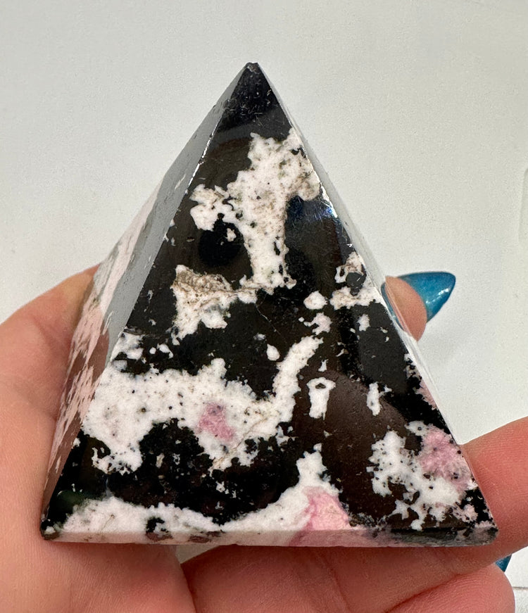 Rhodonite Pyramids