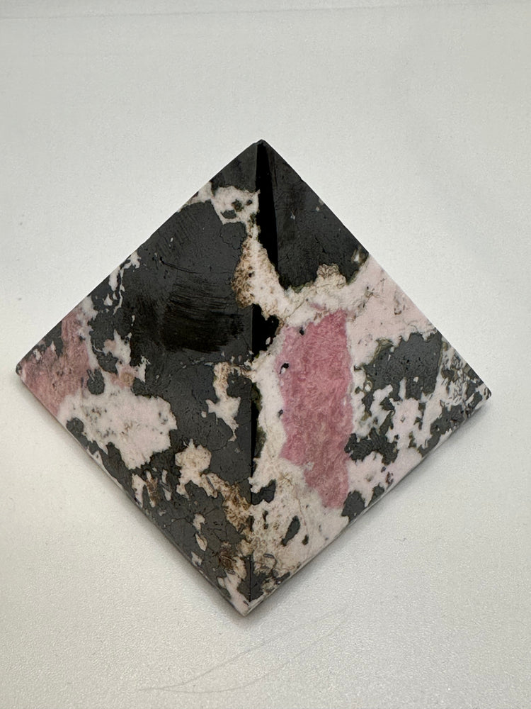 Rhodonite Pyramids