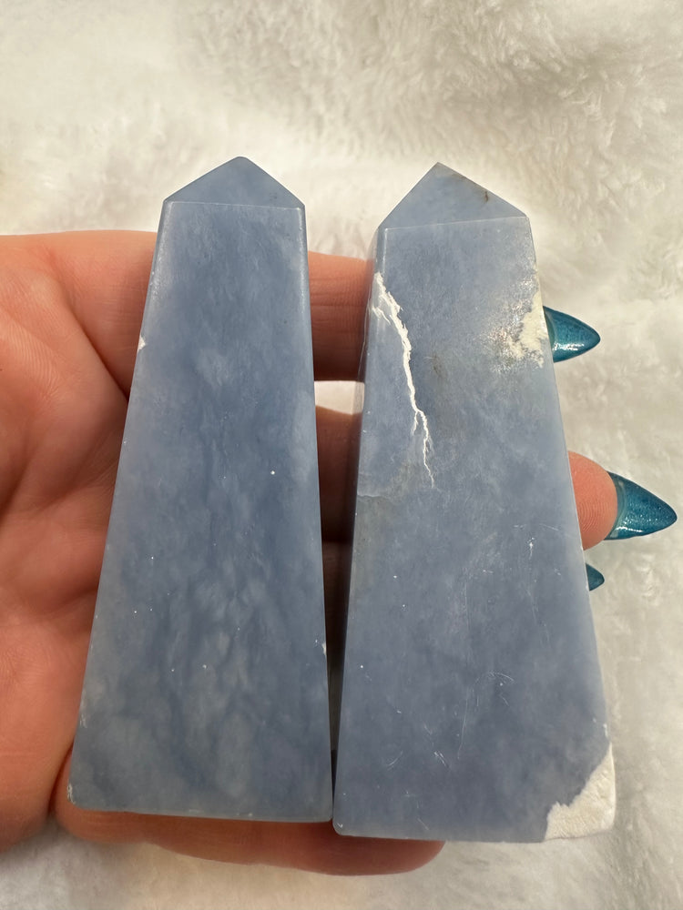 Angelite Small Obelisks