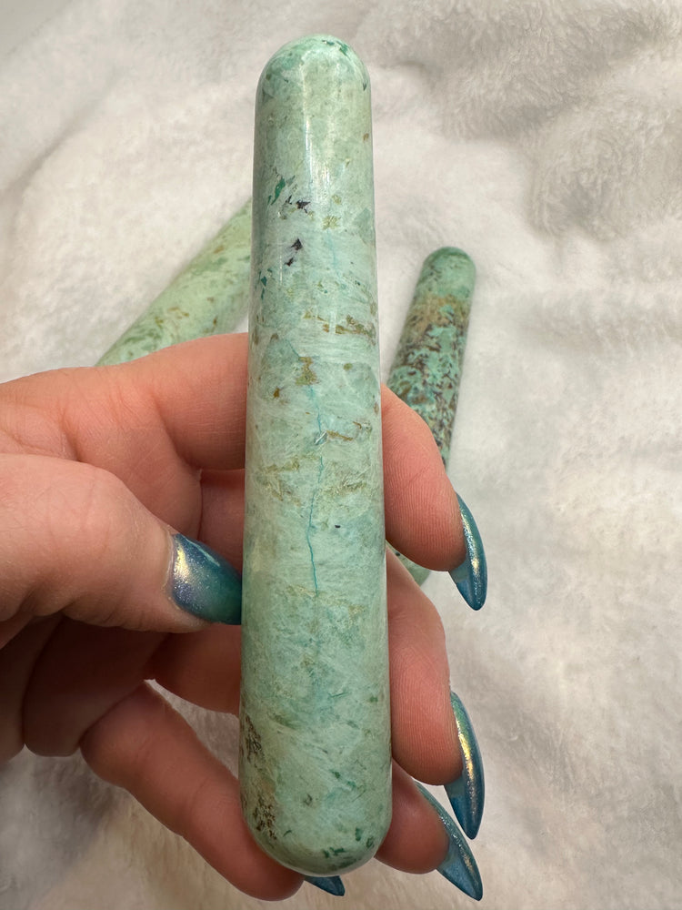 Chrysocolla Massage Wands