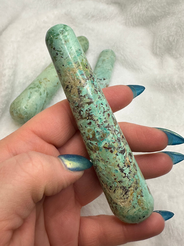 Chrysocolla Massage Wands
