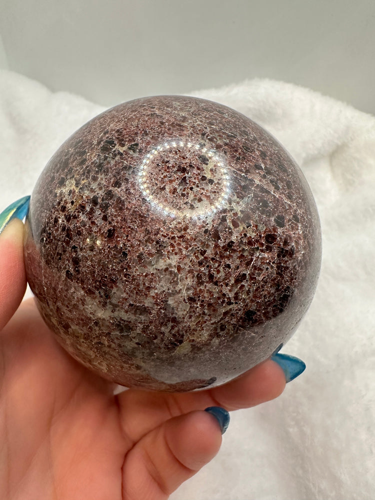 Red Garnet Sphere