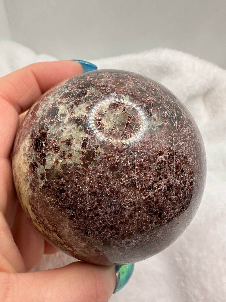 Red Garnet Sphere