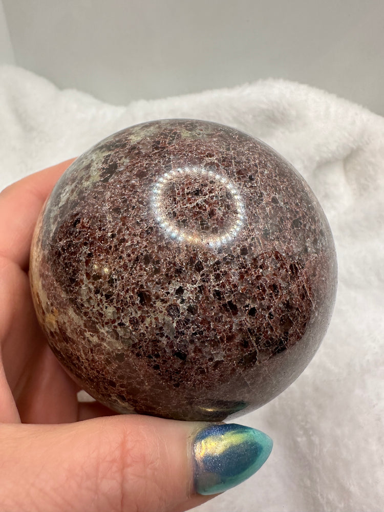 Red Garnet Sphere