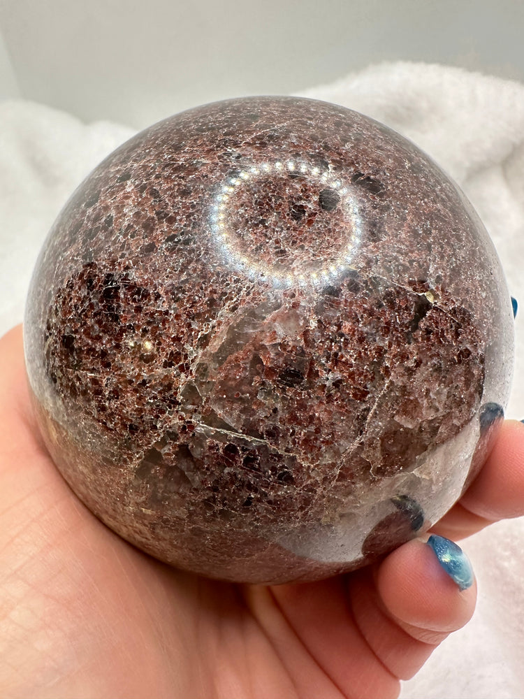 Red Garnet Sphere