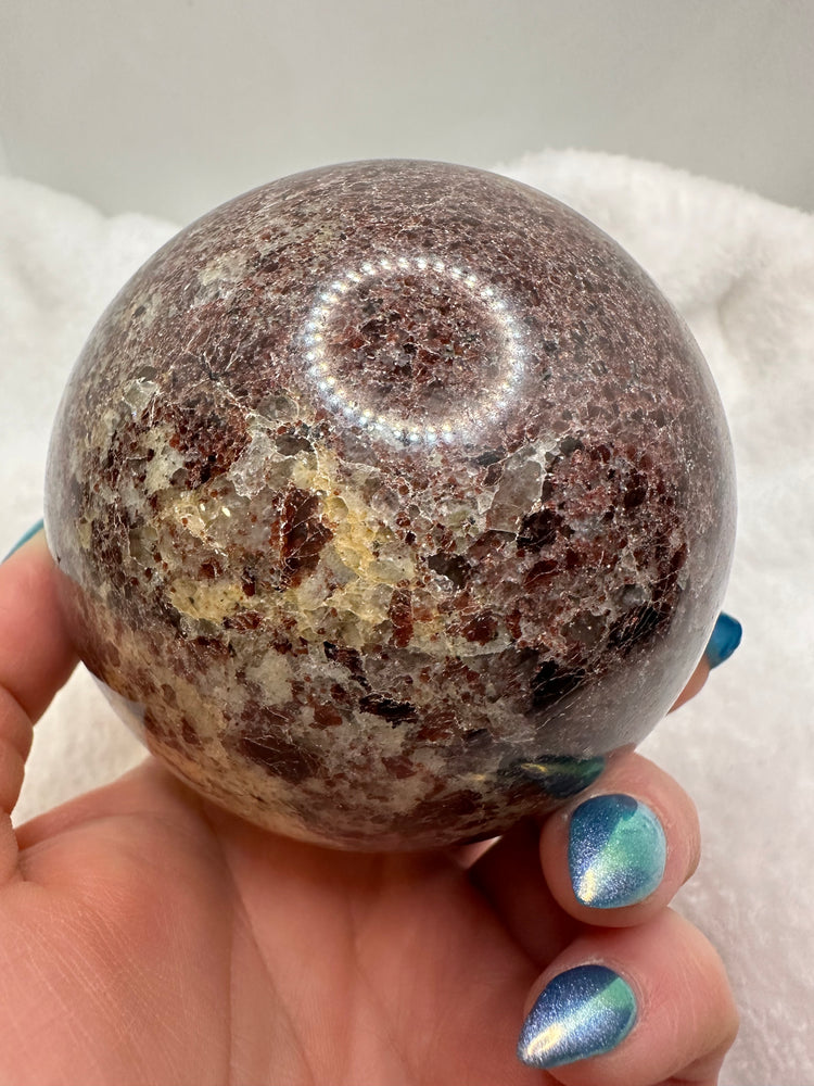 Red Garnet Sphere