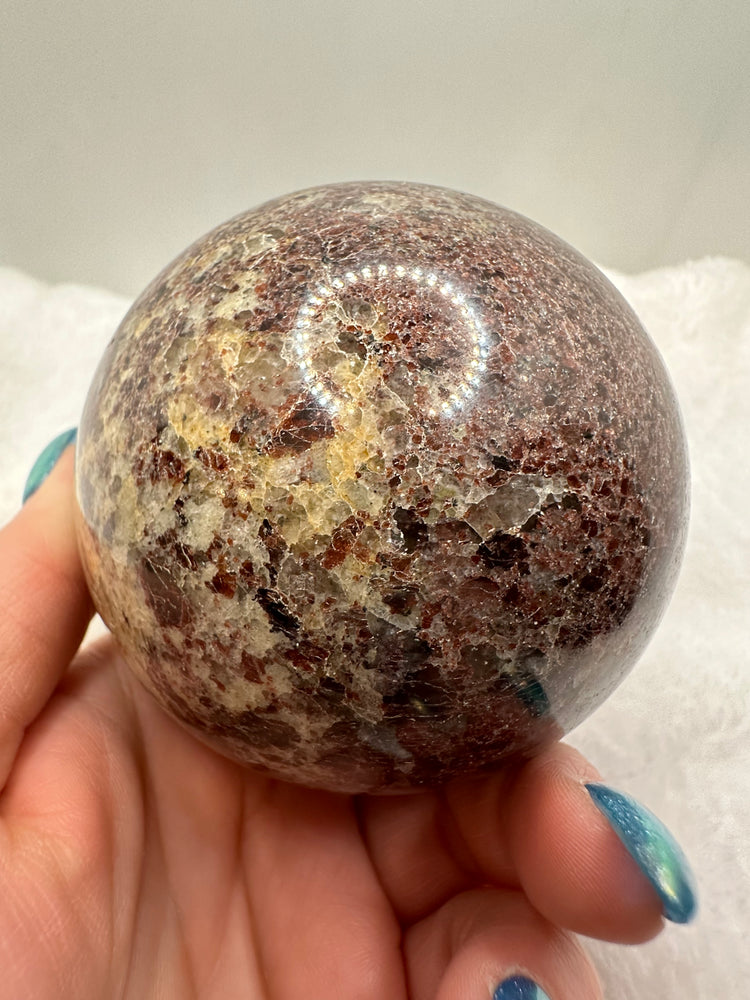 Red Garnet Sphere