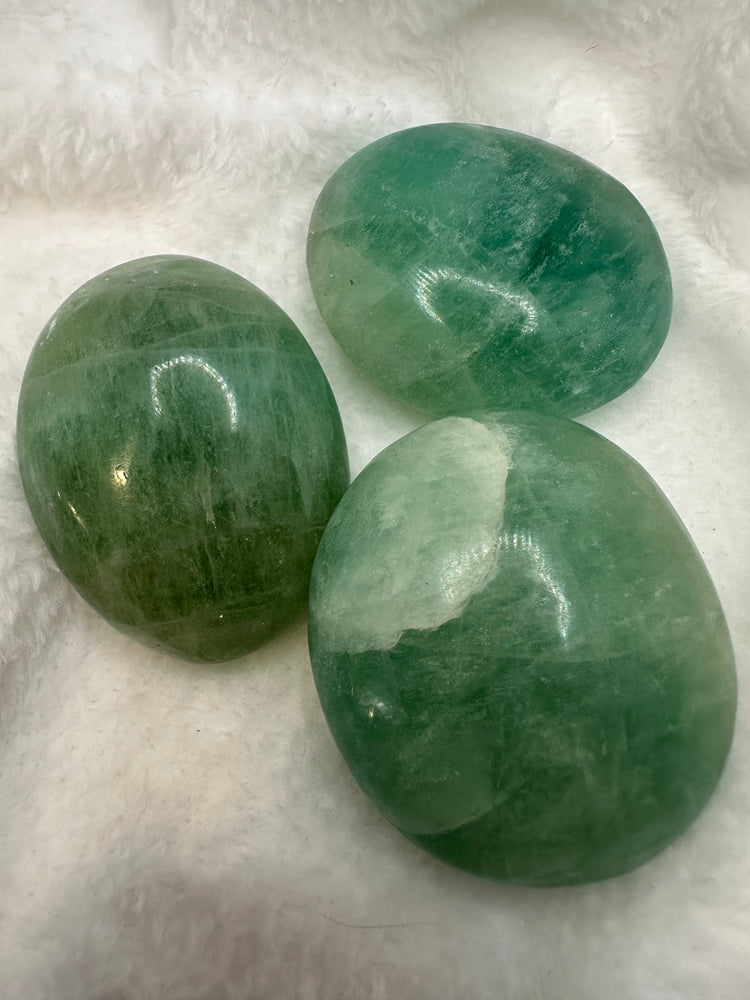 Rainbow Fluorite Palms Stones