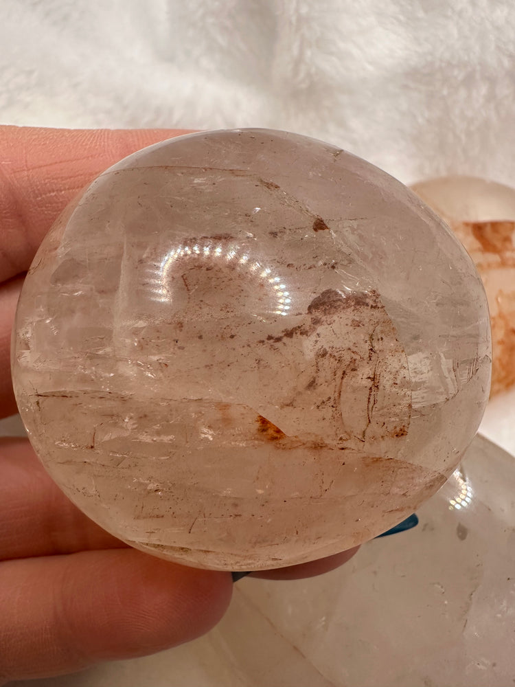 Fire Quartz Palm Stones