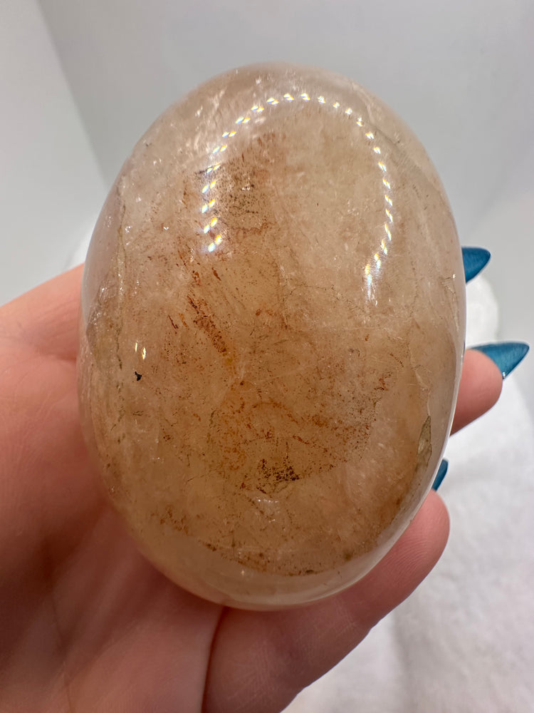 Fire Quartz Palm Stones