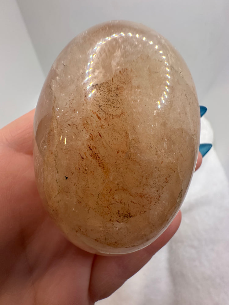 Fire Quartz Palm Stones