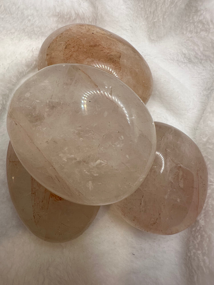 Fire Quartz Palm Stones