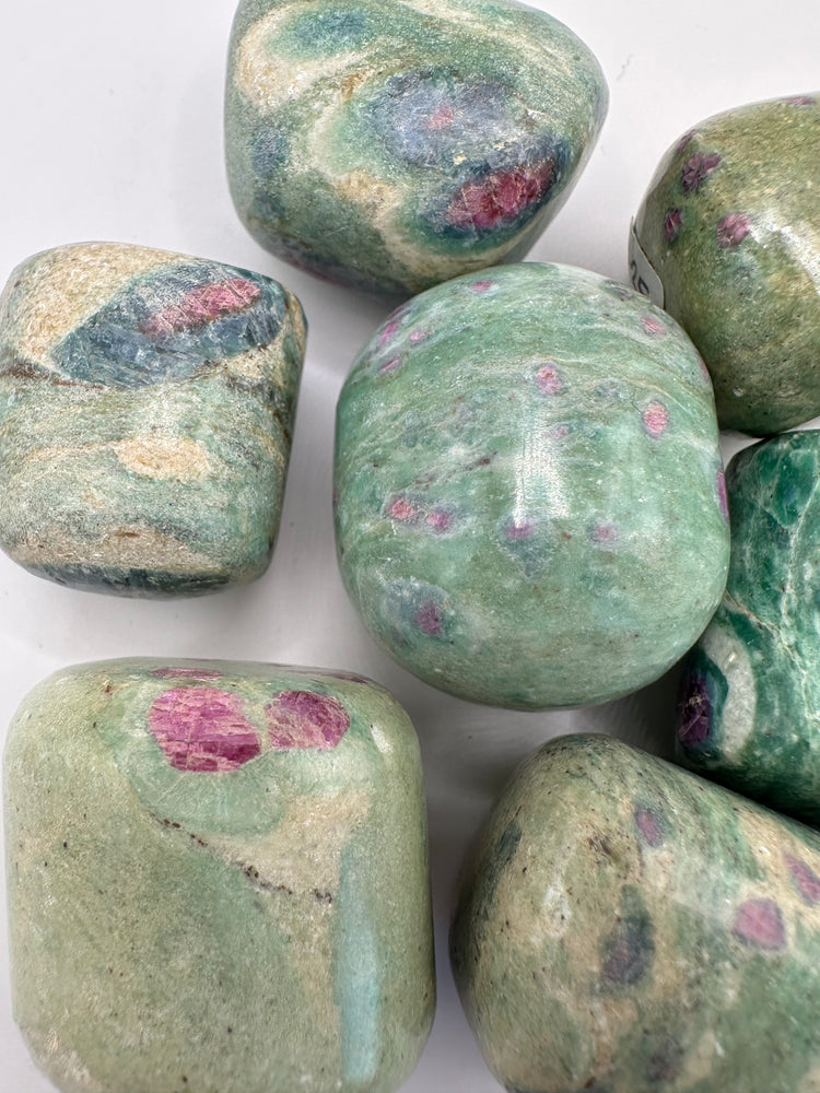 Ruby in Fuchsite Tumbles