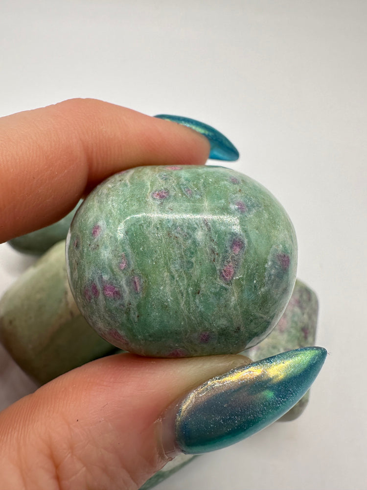 Ruby in Fuchsite Tumbles