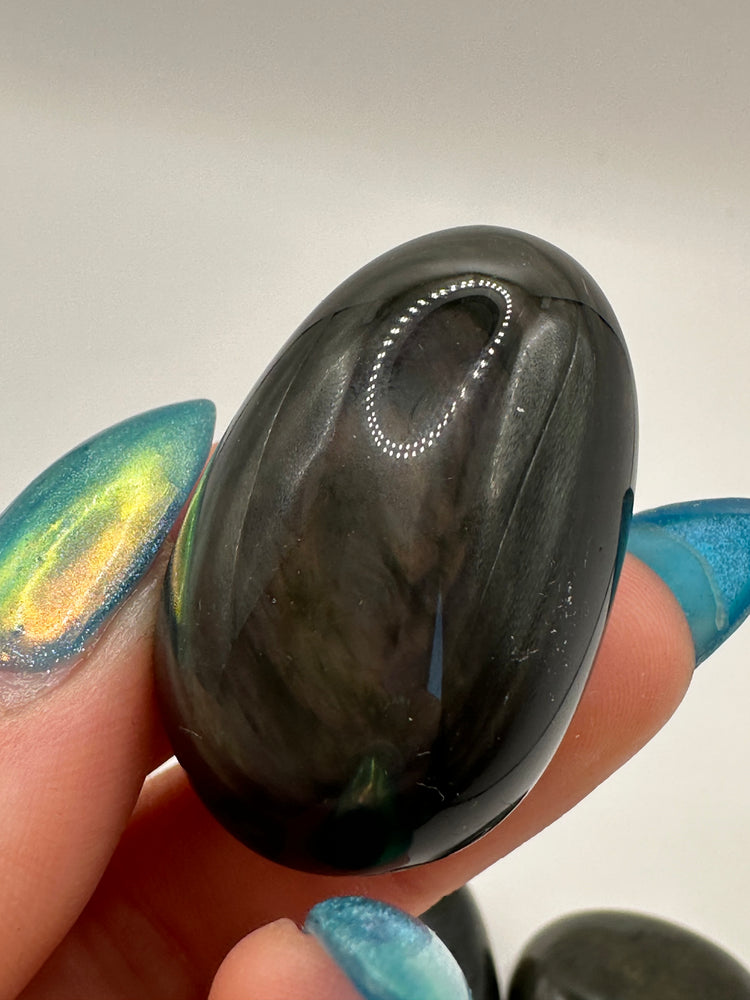 Velvet Sheen Obsidian Tumbles