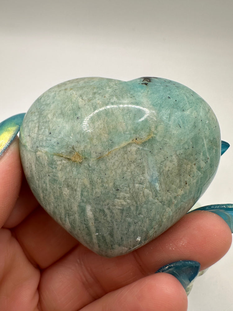 Amazonite Hearts Small