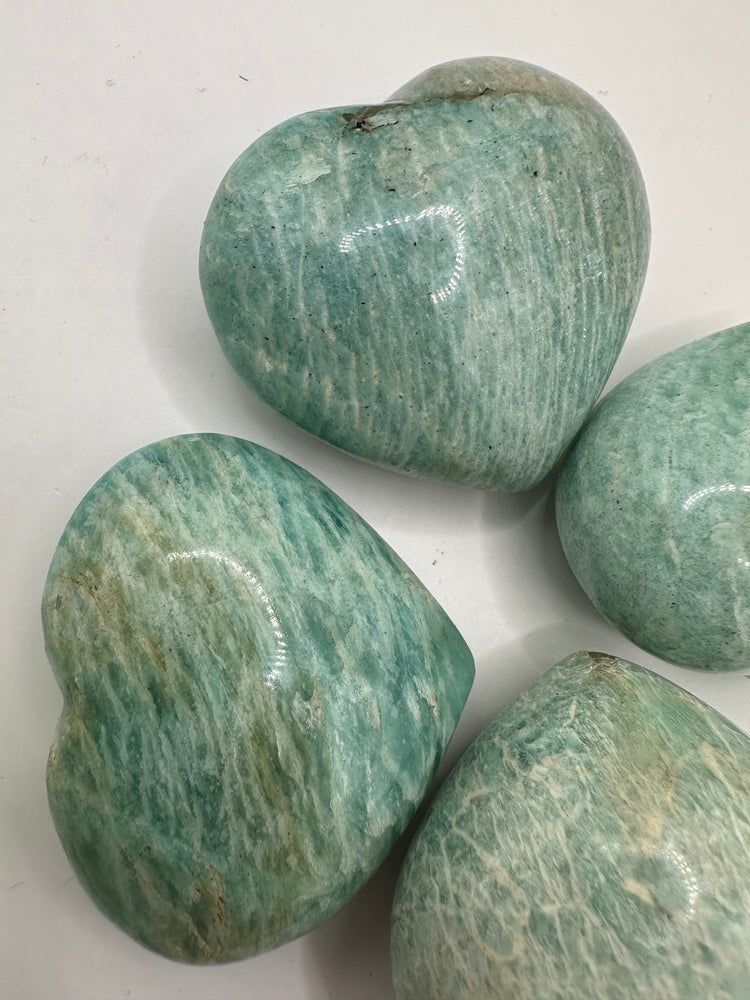 Amazonite Hearts Small