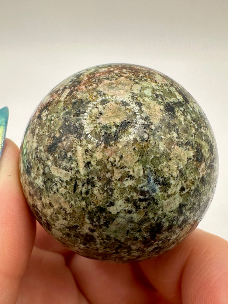 Ruby in Epidote Sphere
