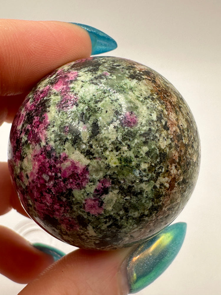 Ruby in Epidote Sphere