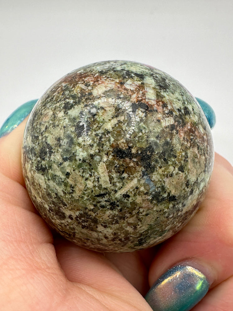 Ruby in Epidote Sphere