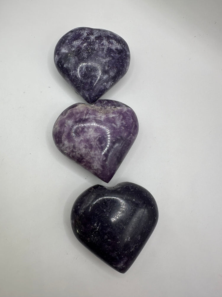 Lepidolite Hearts Small