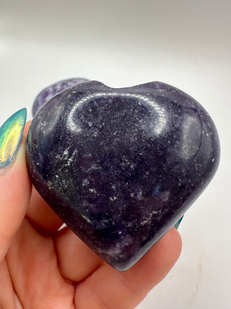 Lepidolite Hearts Small