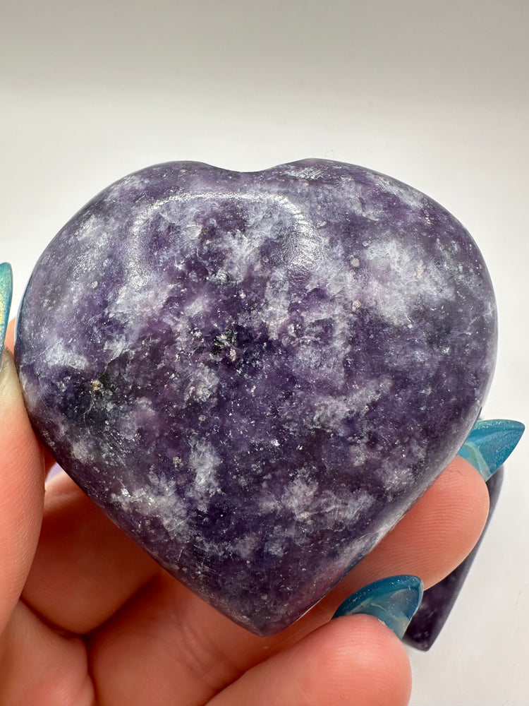 Lepidolite Hearts Small