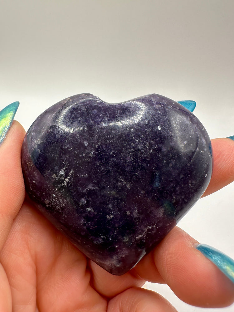 Lepidolite Hearts Small