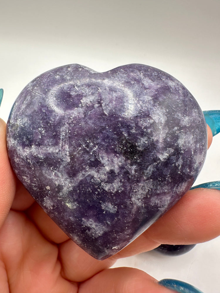 Lepidolite Hearts Small
