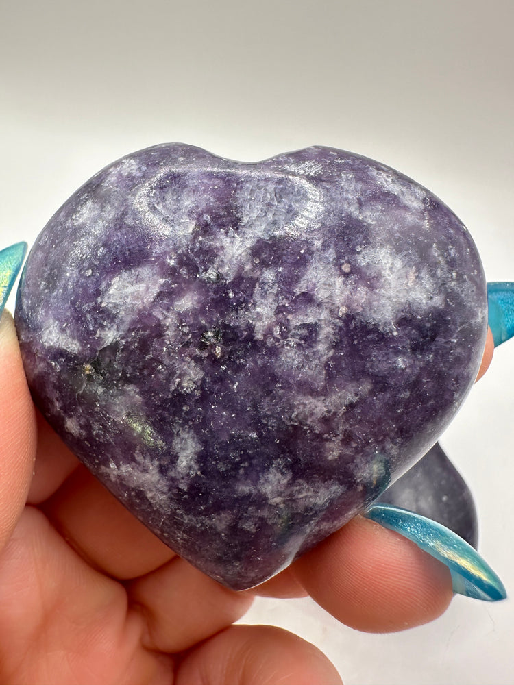 Lepidolite Hearts Small