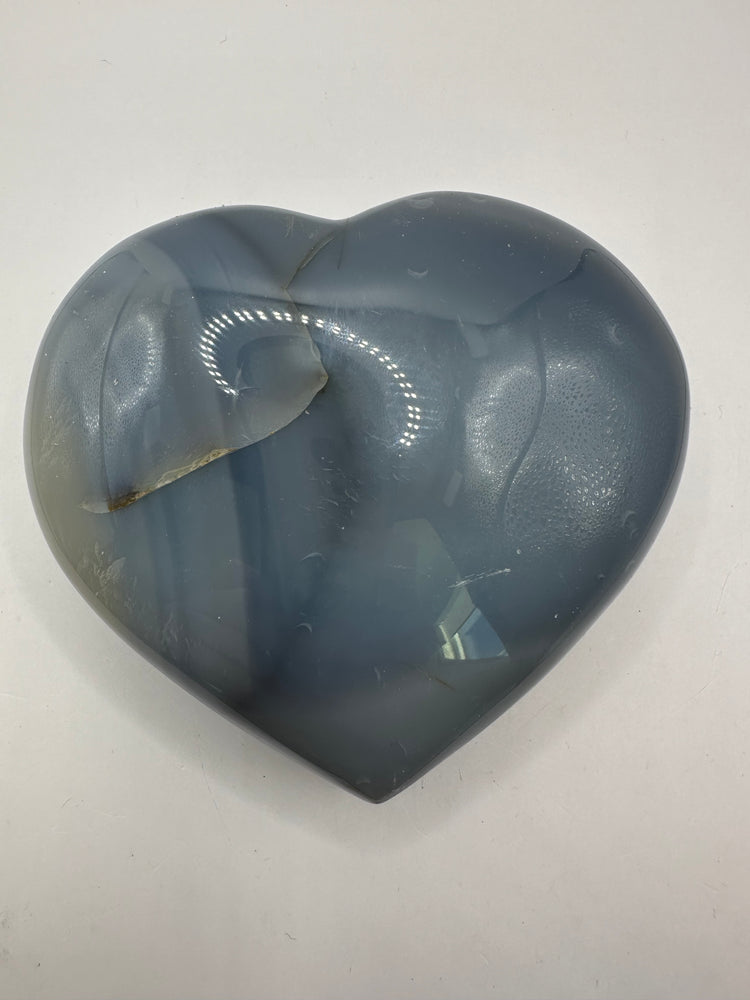 Orca Agate Hearts Large
