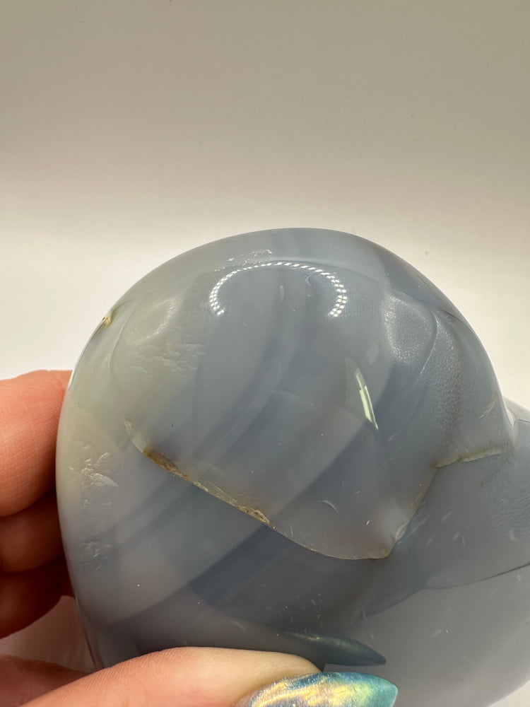 Orca Agate Hearts Large