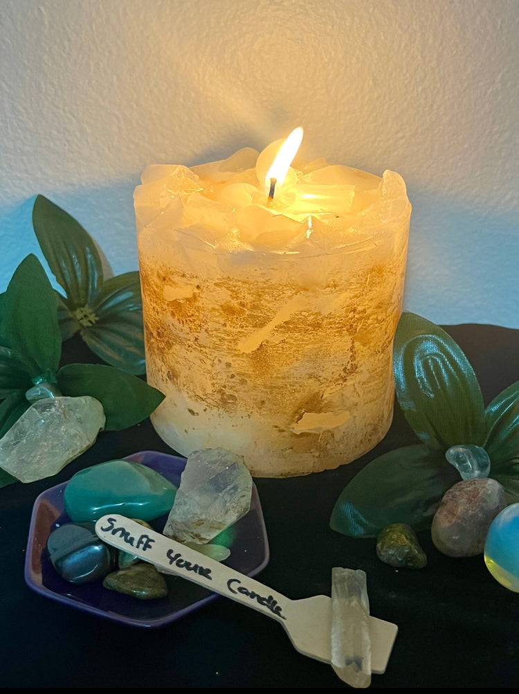 Crystal Mystery Candle