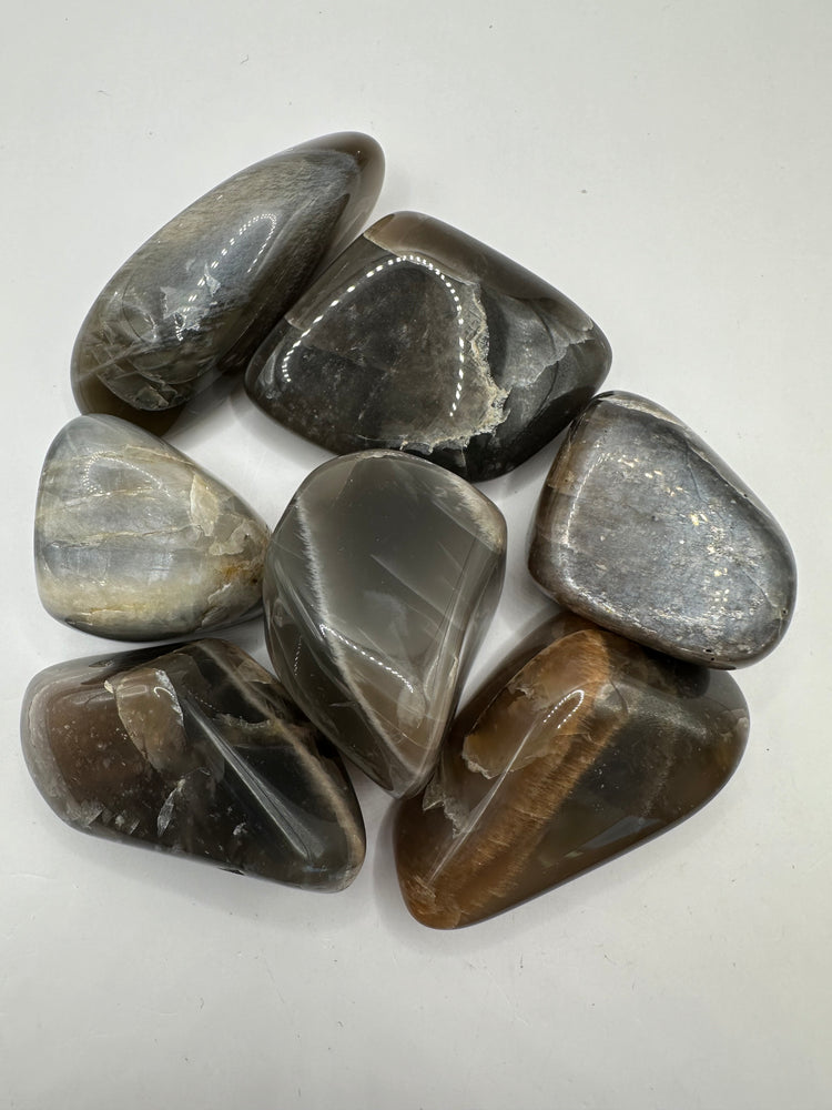 Black Moonstone Tumbles