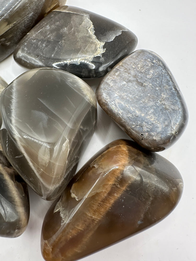 Black Moonstone Tumbles