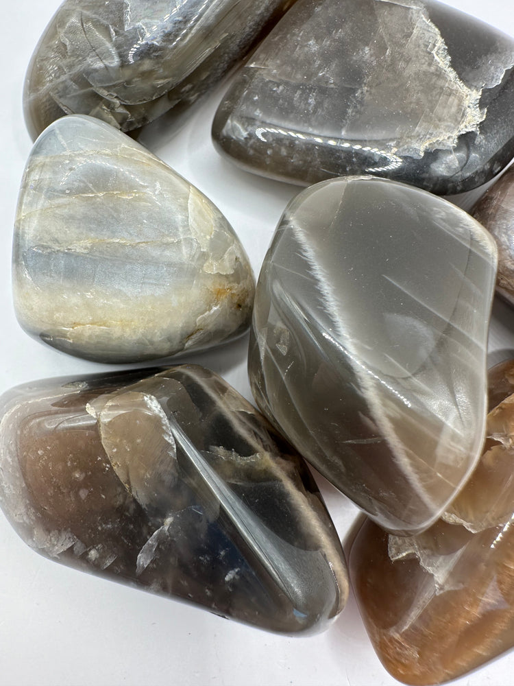 Black Moonstone Tumbles