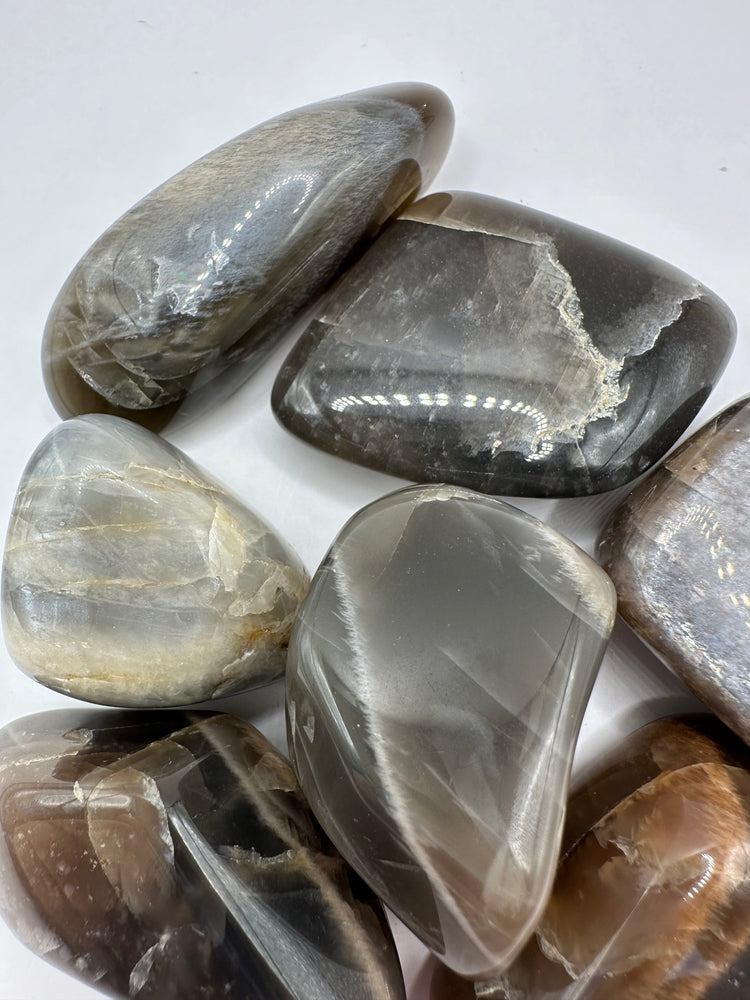 Black Moonstone Tumbles