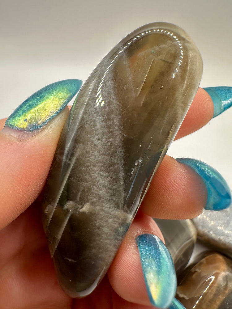 Black Moonstone Tumbles