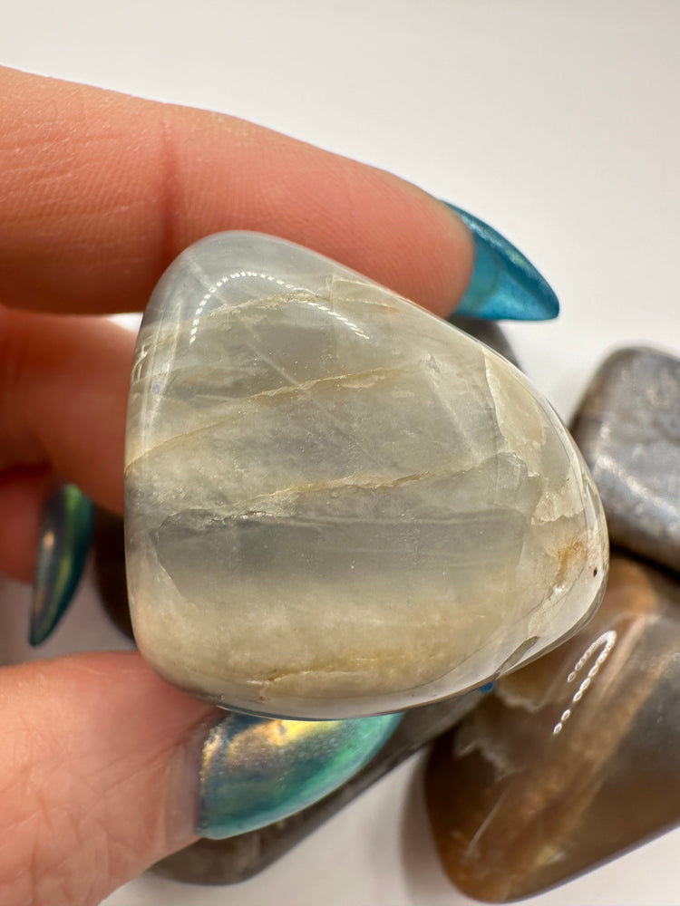 Black Moonstone Tumbles