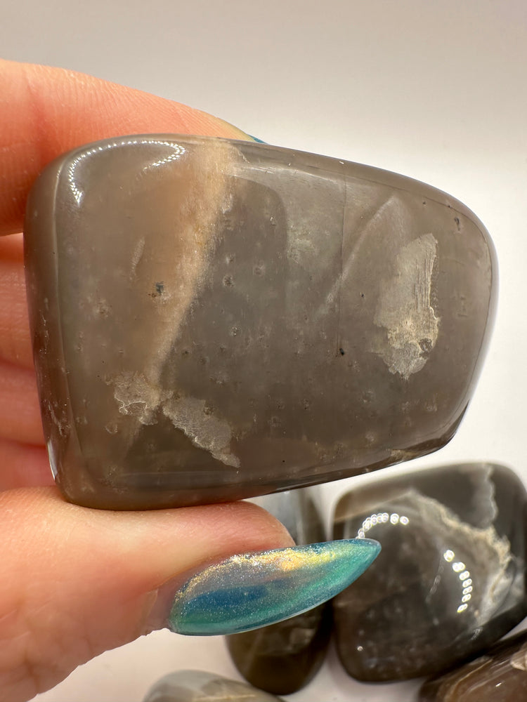 Black Moonstone Tumbles