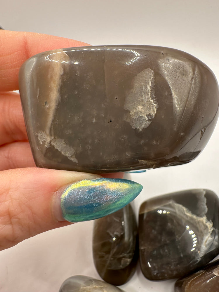 Black Moonstone Tumbles