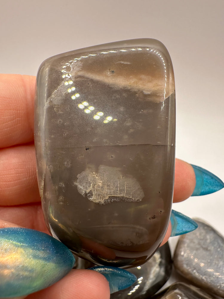 Black Moonstone Tumbles
