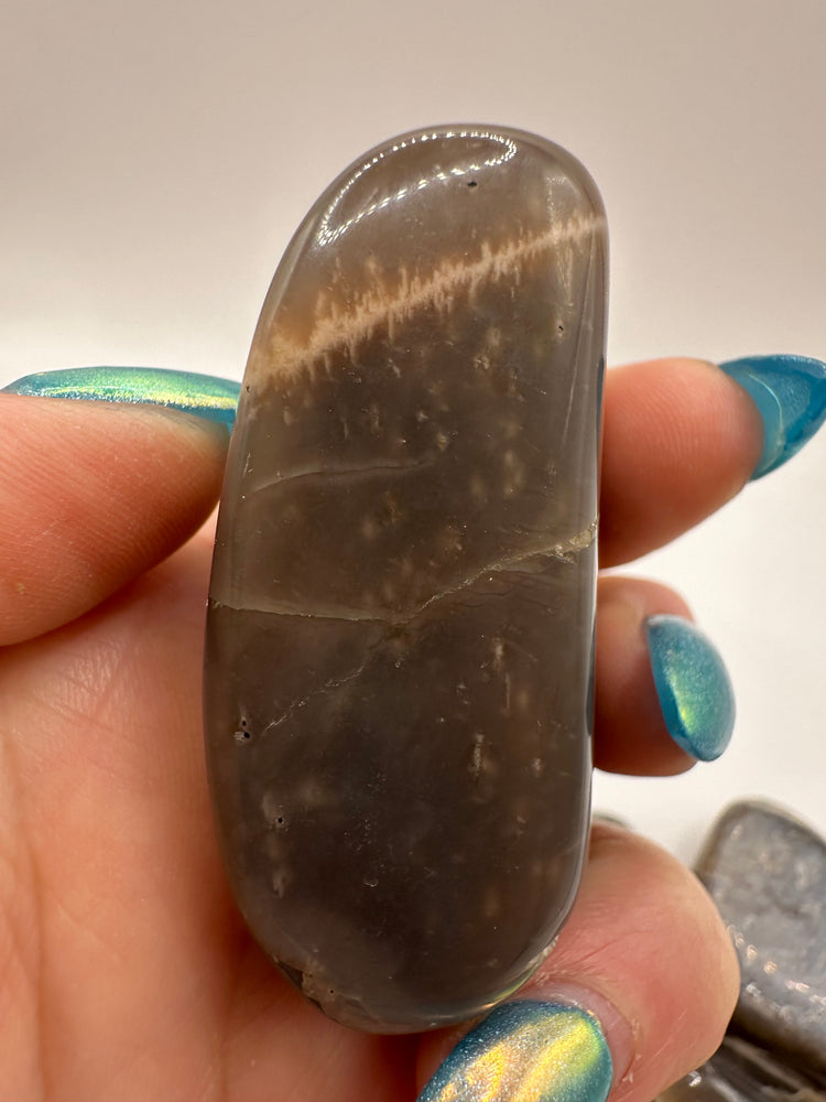 Black Moonstone Tumbles