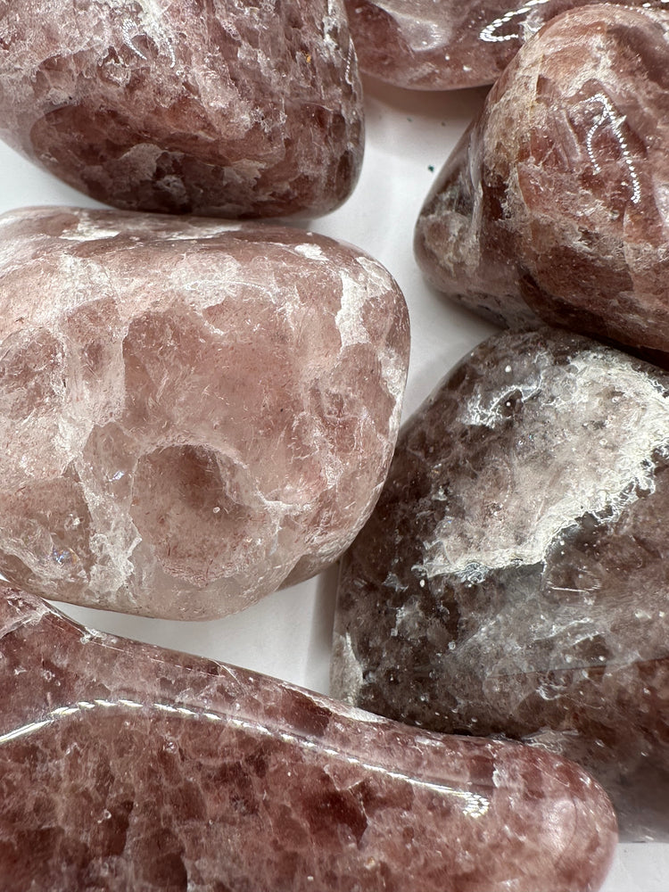 Cherry Tanzberry Quartz Tumbles