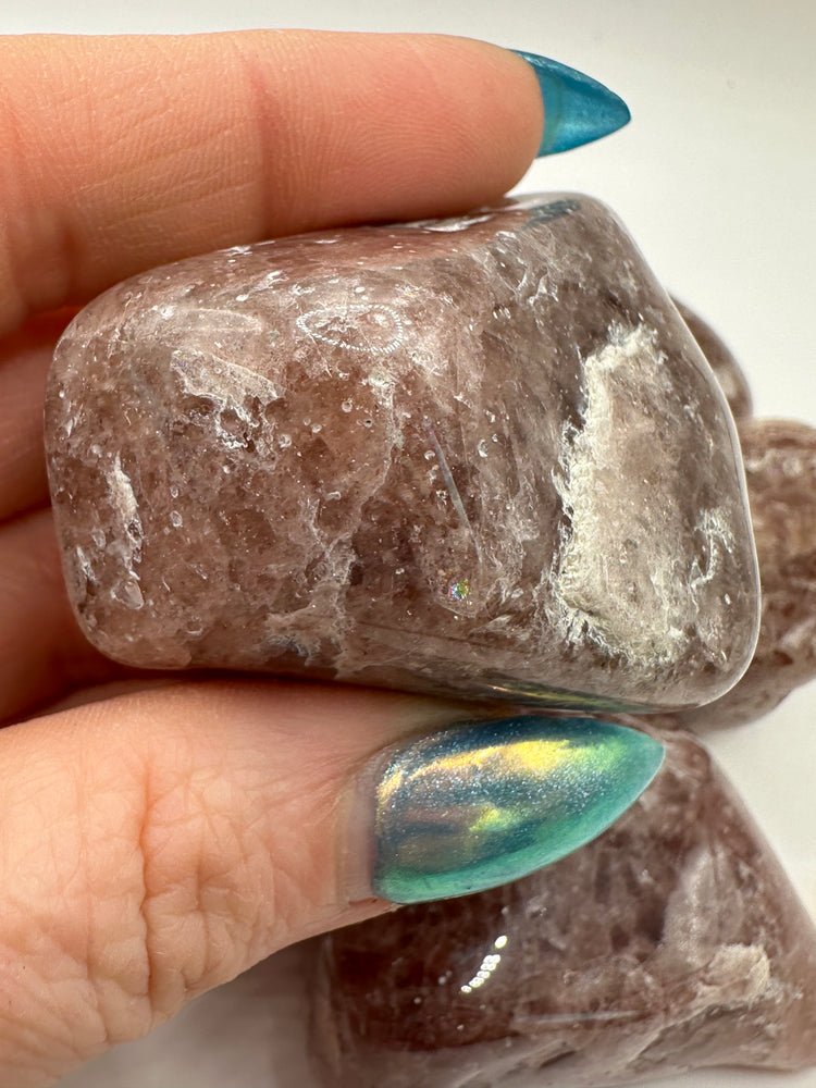 Cherry Tanzberry Quartz Tumbles