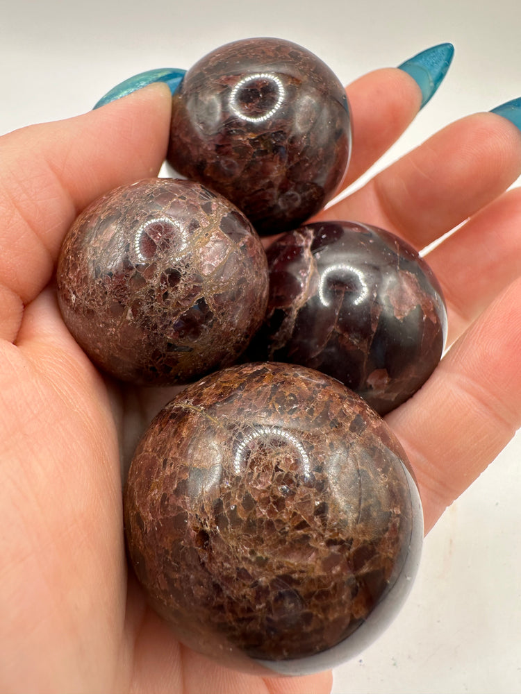 Star Garnet Spheres