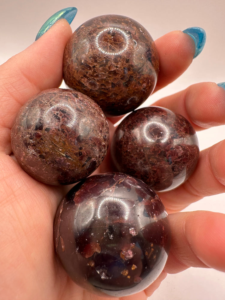 Star Garnet Spheres