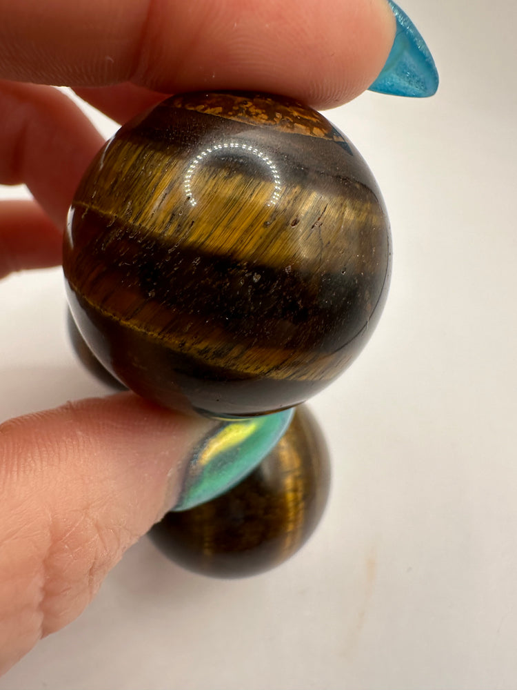 Tigers Eye Spheres Small