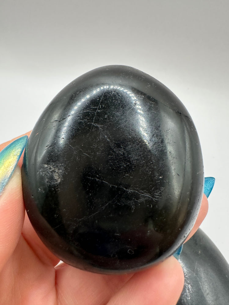 Black Tourmaline Palm Stones