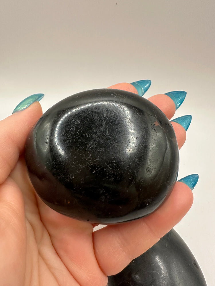 Black Tourmaline Palm Stones